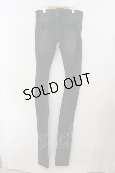 画像2: NO ID. / スーパーロングレングスデニムパンツ 3 グレー系 O-24-12-26-074-NO-pa-YM-ZT102 (2)