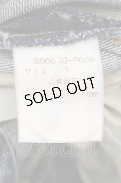 画像3: NO ID. / ボタンフライユーズドデニムパンツ 3 インディゴ O-24-12-26-077-NO-pa-YM-ZT102 (3)