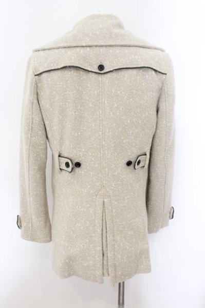 画像2: semantic design / アクリルファートレンチコート M アイボリー O-24-12-26-008-SE-ou-YM-ZT-M101 (2)