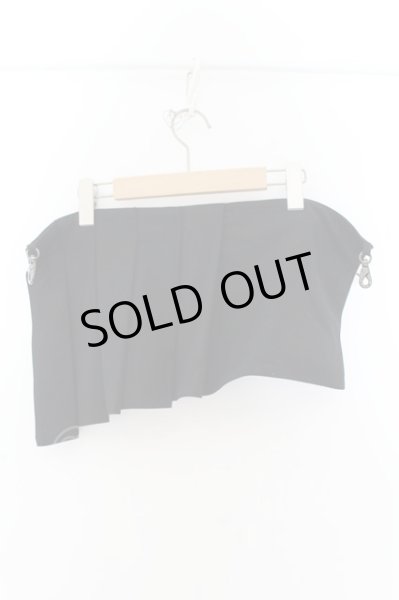 画像2: NO ID. / プリーツバムフラップ  ブラック O-24-12-26-084-NO-za-YM-ZT1229A (2)