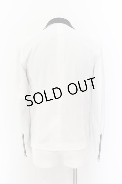 画像2: CIVARIZE / Inveterate ライダーステーラードジャケット 46 ホワイト O-24-12-26-096-CI-ja-YM-ZT105 (2)