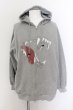 画像1: CIVARIZE / ビッグシルエットプリントパーカー F グレー O-24-12-26-097-CI-to-YM-ZT105 (1)