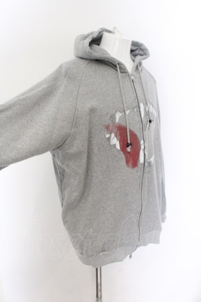 画像2: CIVARIZE / ビッグシルエットプリントパーカー F グレー O-24-12-26-097-CI-to-YM-ZT105 (2)
