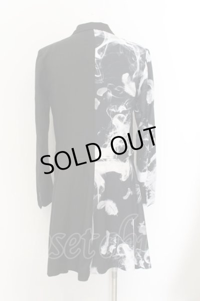 画像4: CIVARIZE / 2WAYロングテーラードジャケット 46 ブラックｘホワイト O-24-12-26-101-CI-ja-YM-ZT106 (4)