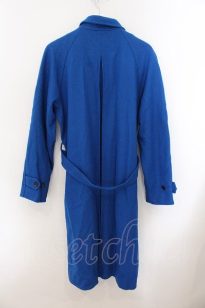 画像2: NO ID. / メルトンインバーテッドタックコート 1 ブルー O-24-12-26-010-NO-ou-YM-ZT-M101 (2)