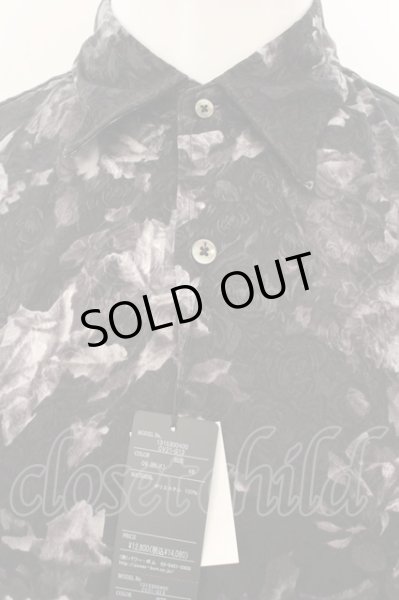 画像2: CIVARIZE / ローズロングジャガードシャツ 46 ブラック O-24-12-26-106-CI-sh-YM-ZT106 (2)