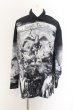 画像1: CIVARIZE / 絵画総柄シャツ F ブラック O-24-12-26-107-CI-sh-YM-ZT106 (1)