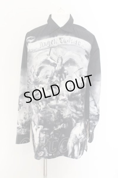 画像1: CIVARIZE / 絵画総柄シャツ F ブラック O-24-12-26-107-CI-sh-YM-ZT106 (1)