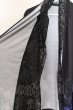 画像2: CIVARIZE / Angerレイヤードレーストッパーフラワーカーディガン 46 ブラックｘブルー O-24-12-26-108-CI-to-YM-ZT108 (2)
