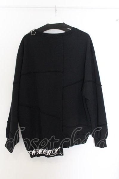 画像3: CIVARIZE / ヘビーウェイト切り替えデザインプルオーバー F ブラック O-24-12-26-109-CI-ja-YM-ZT108 (3)