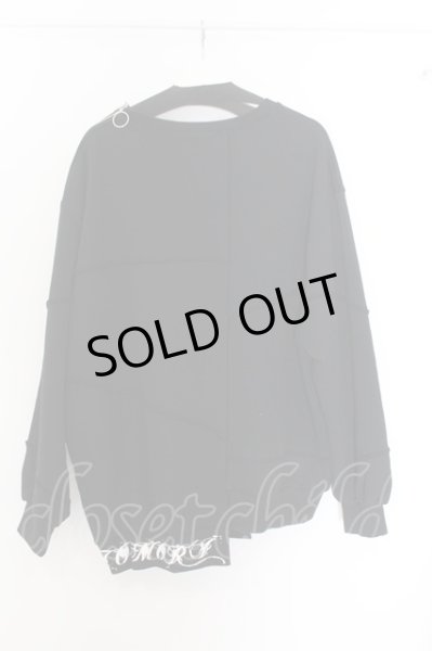 画像3: CIVARIZE / ヘビーウェイト切り替えデザインプルオーバー F ブラック O-24-12-26-109-CI-ja-YM-ZT108 (3)