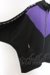 画像2: CIVARIZE / 切り替えポンチョパーカー F ブラックｘパープル O-24-12-26-110-CI-to-YM-ZT102 (2)