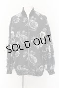 CIVARIZE / Roseプリントドロップショルダーブルゾン 44 ブラック O-24-12-26-111-CI-ja-YM-ZT105