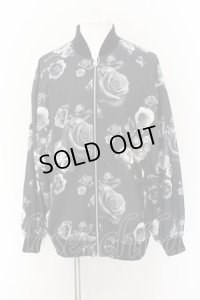CIVARIZE / Roseプリントドロップショルダーブルゾン 44 ブラック O-24-12-26-111-CI-ja-YM-ZT105