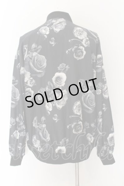 画像2: CIVARIZE / Roseプリントドロップショルダーブルゾン 44 ブラック O-24-12-26-111-CI-ja-YM-ZT105 (2)