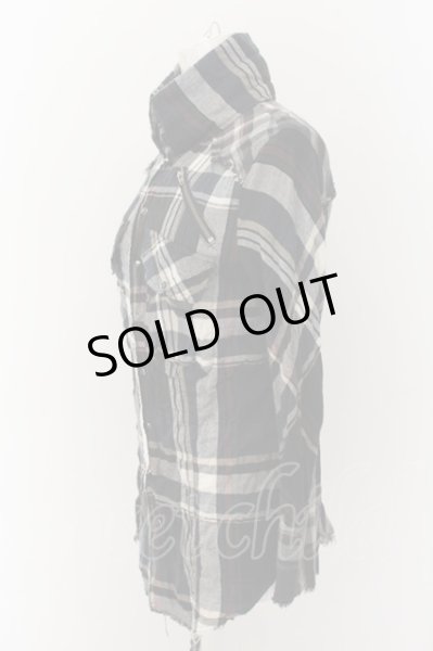 画像2: LGB / SHIRT-G/MINI ショート丈シャツ 0（レディース） ネイビー O-24-12-26-113-LG-sh-YM-ZT108 (2)