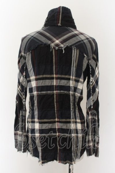 画像3: LGB / SHIRT-G/MINI ショート丈シャツ 0(レディース) ネイビー O-24-12-26-113-LG-sh-YM-ZT108 (3)