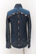 画像1: LGB / SHIRT-G/STD FEATHER/M フェザークロスシャツ【メンズ1】 1 インディゴ O-24-12-26-115-LG-sh-YM-ZT108 (1)
