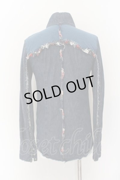 画像1: LGB / SHIRT-G/STD FEATHER/M フェザークロスシャツ【メンズ1】 1 インディゴ O-24-12-26-115-LG-sh-YM-ZT108 (1)