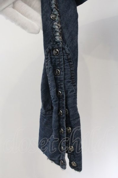 画像2: LGB / SHIRT-G/STD FEATHER/M フェザークロスシャツ【メンズ1】 1 インディゴ O-24-12-26-115-LG-sh-YM-ZT108 (2)