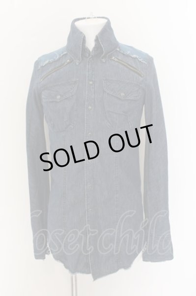 画像3: LGB / SHIRT-G/STD FEATHER/M フェザークロスシャツ【メンズ1】 1 インディゴ O-24-12-26-115-LG-sh-YM-ZT108 (3)