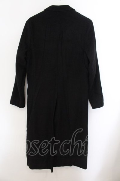 画像2: NO ID. / ロングチェスターコート 1 ブラック O-24-12-26-012-NO-ou-YM-ZT-M101 (2)