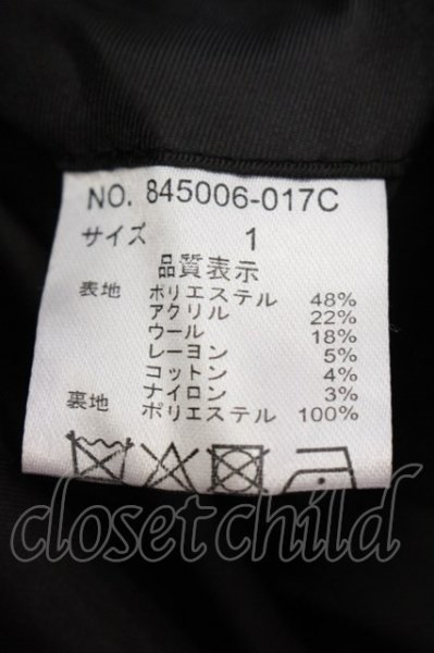 画像3: NO ID. / ロングチェスターコート 1 ブラック O-24-12-26-012-NO-ou-YM-ZT-M101 (3)