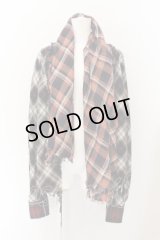 LGB / SHIRT-G/STL ストールシャツ 0（レディース） レッドｘブラック O-24-12-26-118-LG-sh-YM-ZT102