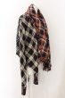 画像2: LGB / SHIRT-G/STL ストールシャツ 0（レディース） レッドｘブラック O-24-12-26-118-LG-sh-YM-ZT102 (2)