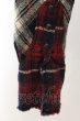 画像4: LGB / SHIRT-G/STL ストールシャツ 0（レディース） レッドｘブラック O-24-12-26-118-LG-sh-YM-ZT102 (4)