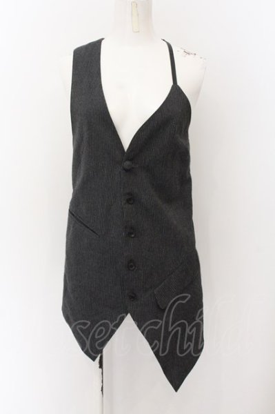 画像1: IFSIXWASNINE / ESCARGOT SLIPVEST/MID ロングベスト 0 グレー O-24-12-26-120-IF-ja-YM-ZT107 (1)