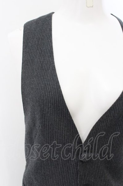 画像2: IFSIXWASNINE / ESCARGOT SLIPVEST/MID ロングベスト 0 グレー O-24-12-26-120-IF-ja-YM-ZT107 (2)