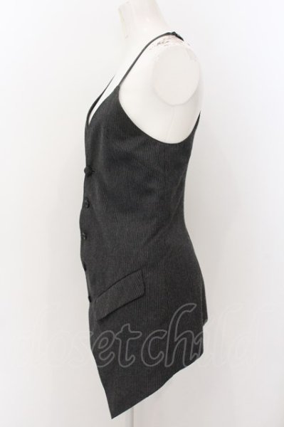 画像4: IFSIXWASNINE / ESCARGOT SLIPVEST/MID ロングベスト 0 グレー O-24-12-26-120-IF-ja-YM-ZT107 (4)