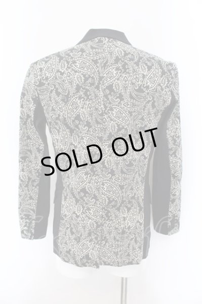 画像2: NO ID. / ペイズリーストレッチチェンジング1Bジャケット 2 ブラック O-24-12-26-013-NO-ja-YM-ZT125 (2)