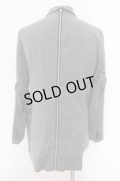 画像2: NO ID. BLACK / ボンテージジャケット 1 グレー O-24-12-26-015-NO-ja-YM-ZT1229B (2)