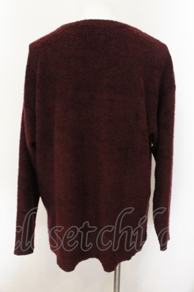 画像2: NO ID. BLACK / ビキューレラムパイルニットソー ONE ワイン O-24-12-26-019-NO-to-YM-ZT125 (2)