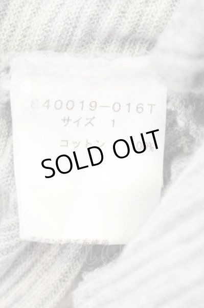 画像3: NO ID. / イズミールコットンノースリーブフードガウンカーディガン 1 グレー O-24-12-26-023-NO-to-YM-ZT125 (3)