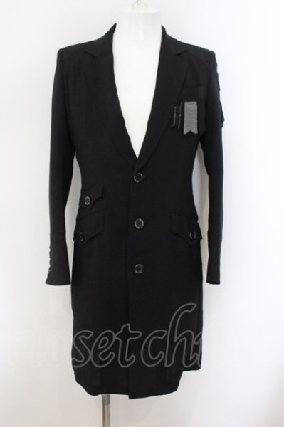 画像1: SWITCHBLADE / 3B PATCHWORK CROSS COAT ジャケット S ブラック O-24-12-26-003-SW-ja-YM-ZT103 (1)