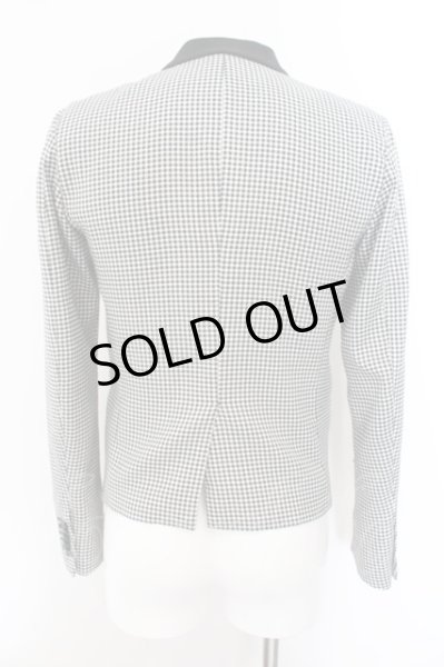 画像2: CIVARIZE / Bishop切り替えパイピングTRストレッチテーラードジャケット 44 ブラックｘホワイト O-24-12-26-026-CI-ja-YM-ZT125 (2)