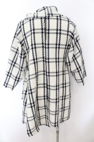 画像3: CATORCE / CT/ALIA コート 0 ホワイトｘブラック O-24-12-26-028-CA-ou-YM-ZT-M101 (3)