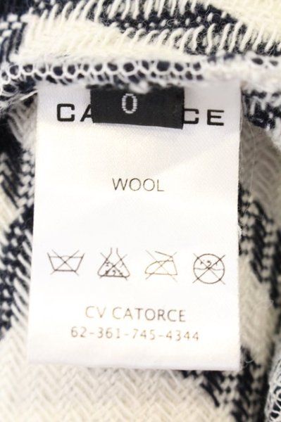 画像4: CATORCE / CT/ALIA コート 0 ホワイトｘブラック O-24-12-26-028-CA-ou-YM-ZT-M101 (4)