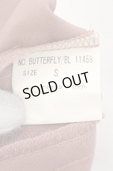 画像4: LGB / BUTTERFLY　バルーン袖サテンブルゾンジャケット S ピンク O-24-12-26-029-LG-to-YM-OS (4)