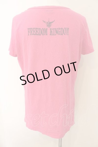 画像2: LGB / FREEDOM KINGDOM/HSC/M Tシャツ【メンズ2】 2 ピンク O-24-12-29-035-LG-ts-YM-ZT138 (2)
