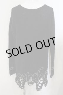 TRAVAS / ストーンベルベットレイヤードパーカー 46 ブラック TRAVAS / ストーンベルベットレイヤードパーカー 46 ブラック O-25-03