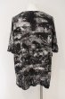 画像2: MEMHIM / インクジェットドルマンTシャツ 3 ブラック O-24-12-29-045-ME-ts-YM-ZT140 (2)