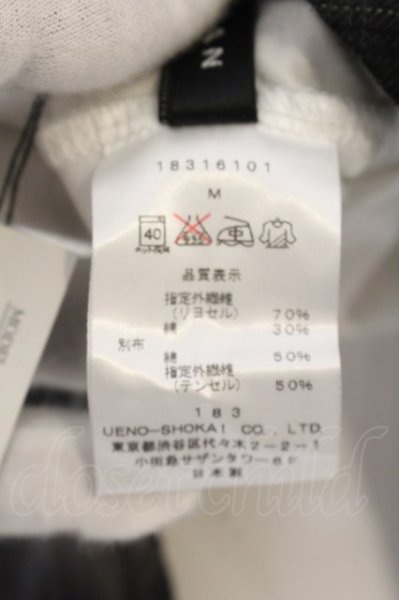 画像4: AMPHIBIAN / 切り替えロングタンクトップ M ホワイトｘブラック O-24-12-29-046-AM-to-YM-ZT140 (4)