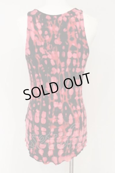 画像3: 上野商会 / タイダイ染めテレコタンクトップ S ピンクｘブラック O-24-12-29-048-UE-to-YM-ZT140 (3)