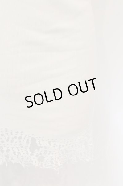 画像2: ROYAL FLASH / オパールダメージテレコタンクトップ M ホワイト O-24-12-29-050-RO-to-YM-OS (2)