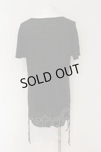 画像3: KMRii / Side Shirring Tシャツ 3 ブラック O-24-12-29-051-KM-ts-YM-OS (3)