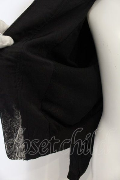 画像5: KMRii / Cotton Viscose Back Zip MA-1 ジャケット 2 ブラック O-24-12-29-055-KM-ja-YM-ZT232 (5)